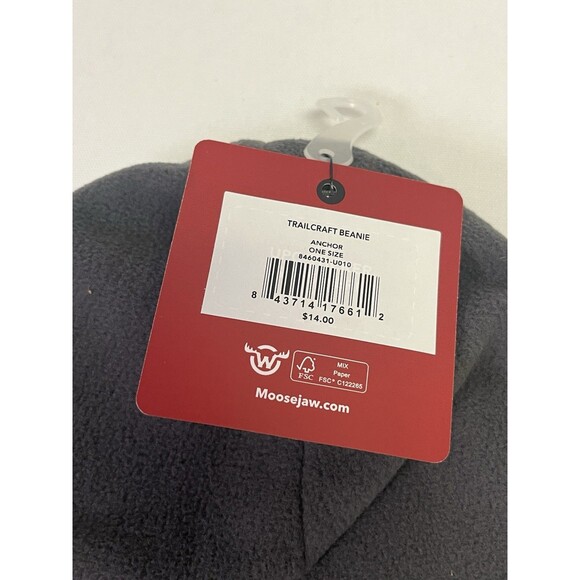 Moosejaw Trailcraft Beanie One Size Unisex Fleece Knit Lined Outdoor Winter Hat - Picture 4 of 4